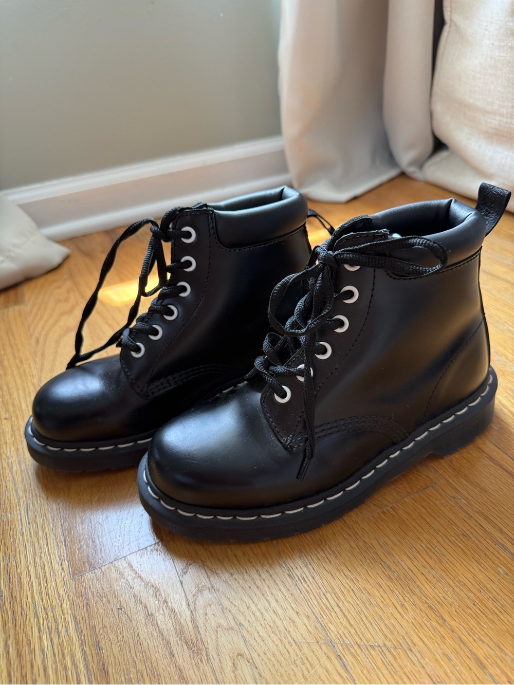 Dr. Martens‎ 1460 Junior Black Leather Combat Boots Youth 6 EU 37